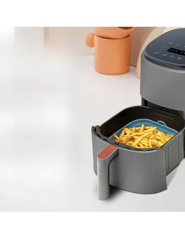 WKŁAD SILIKONOWY SKŁADANY DO AIR FRYER FRYTKOWNICY FORMA DO PIECZENIA