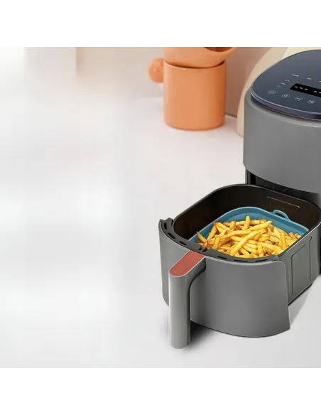 WKŁAD SILIKONOWY SKŁADANY DO AIR FRYER FRYTKOWNICY FORMA DO PIECZENIA