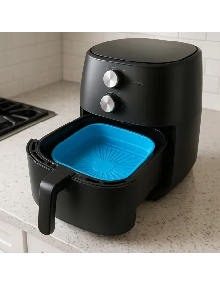 5x WKŁAD SILIKONOWY SKŁADANY DO AIR FRYER FRYTKOWNICY FORMA DO PIECZENIA