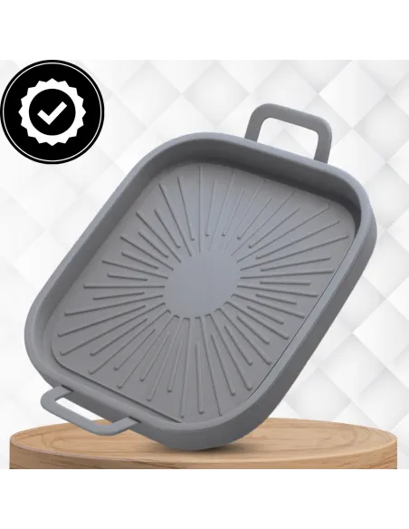 WKŁAD SILIKONOWY SKŁADANY DO AIR FRYER FRYTKOWNICY FORMA DO PIECZENIA