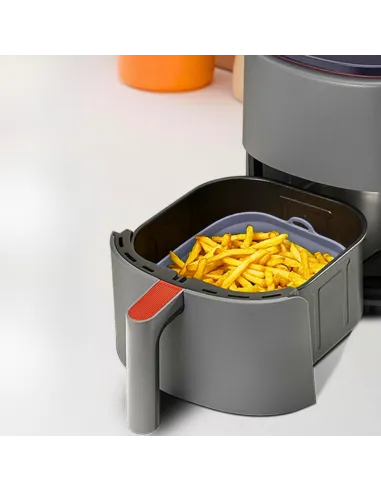 WKŁAD SILIKONOWY SKŁADANY DO AIR FRYER FRYTKOWNICY FORMA DO PIECZENIA