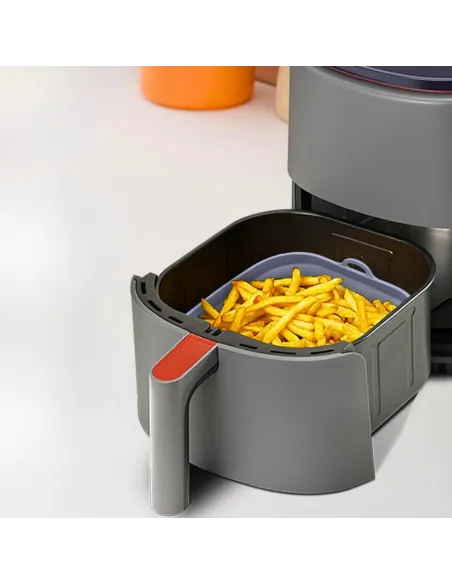 WKŁAD SILIKONOWY SKŁADANY DO AIR FRYER FRYTKOWNICY FORMA DO PIECZENIA