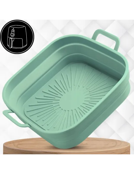 5x WKŁAD SILIKONOWY SKŁADANY DO AIR FRYER FRYTKOWNICY FORMA DO PIECZENIA