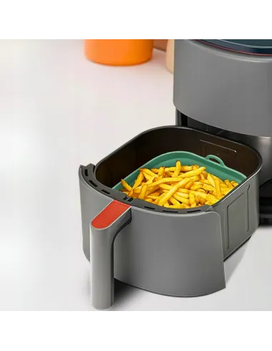 5x WKŁAD SILIKONOWY SKŁADANY DO AIR FRYER FRYTKOWNICY FORMA DO PIECZENIA