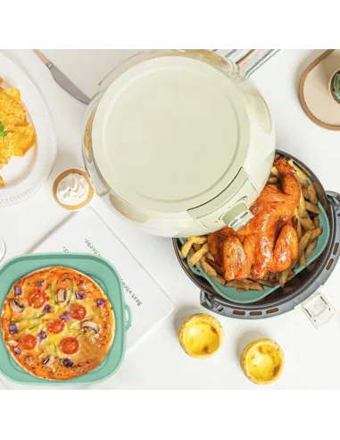 5x WKŁAD SILIKONOWY SKŁADANY DO AIR FRYER FRYTKOWNICY FORMA DO PIECZENIA