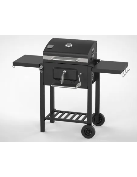 GRILL WĘGLOWY BBQ OGRODOWY POKRYWA POPIELNIK KORBA