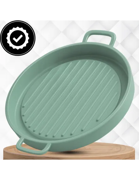 WKŁAD SILIKONOWY SKŁADANY DO AIR FRYER FRYTKOWNICY FORMA DO PIECZENIA