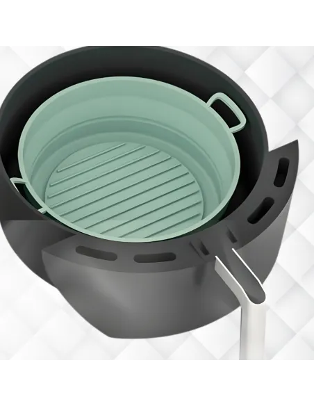 5x WKŁAD SILIKONOWY SKŁADANY DO AIR FRYER FRYTKOWNICY FORMA DO PIECZENIA