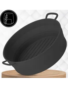 WKŁAD SILIKONOWY SKŁADANY DO AIR FRYER FRYTKOWNICY FORMA DO PIECZENIA 2