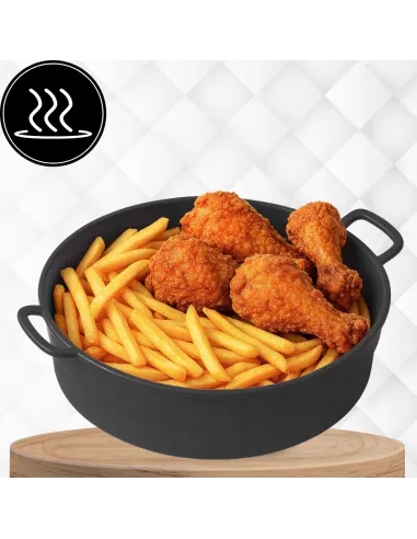 WKŁAD SILIKONOWY SKŁADANY DO AIR FRYER FRYTKOWNICY FORMA DO PIECZENIA