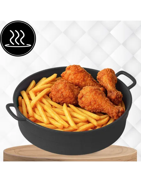 WKŁAD SILIKONOWY SKŁADANY DO AIR FRYER FRYTKOWNICY FORMA DO PIECZENIA