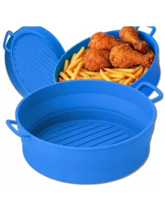 WKŁAD SILIKONOWY SKŁADANY DO AIR FRYER FRYTKOWNICY FORMA DO PIECZENIA