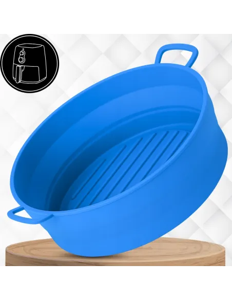 WKŁAD SILIKONOWY SKŁADANY DO AIR FRYER FRYTKOWNICY FORMA DO PIECZENIA