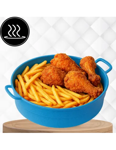 WKŁAD SILIKONOWY SKŁADANY DO AIR FRYER FRYTKOWNICY FORMA DO PIECZENIA