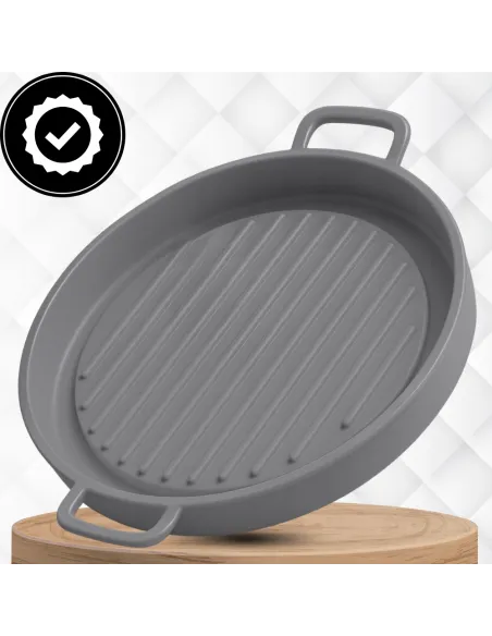 WKŁAD SILIKONOWY SKŁADANY DO AIR FRYER FRYTKOWNICY FORMA DO PIECZENIA