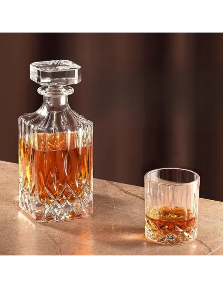 Zestaw do Whisky KARAFKA 900ml + 6x SZKLANEK w ELEGANCKIM Pudełku