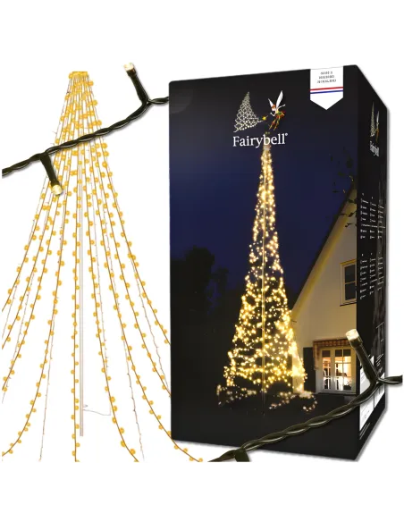 CHOINKA DUŻA ZEWNĘTRZNA Fairybell 800cm 480 LED Biały Ciepły
