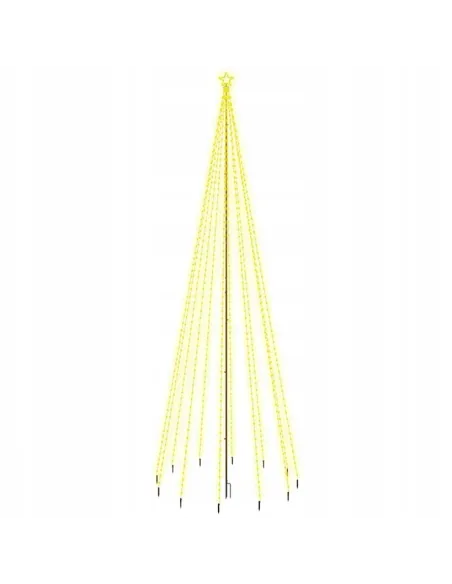 CHOINKA DUŻA ZEWNĘTRZNA Fairybell 1000cm 780 LED Biały Ciepły