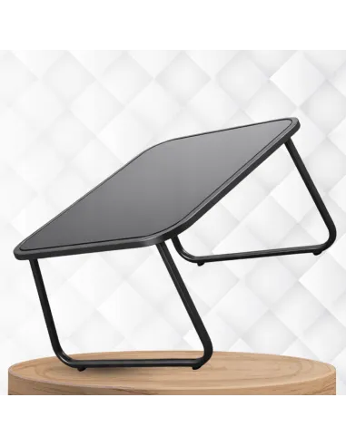 ZESTAW MEBLI Ogrodowych Meble Ogrodowe 4el Czarny SOFA 2x FOTEL STÓŁ