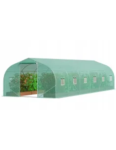 TUNEL FOLIOWY OGRODNICZY 3x6m FOLIA 18m2 SZKLARNIA OGRODOWA FOLIAK UV-4