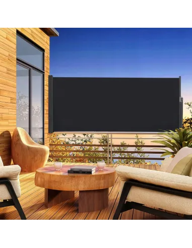 MARKIZA Boczna TARASOWA Balkonowa Roleta Parawan Zwijana 140 x 300 cm