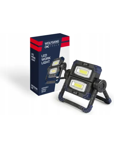NAŚWIETLACZ LED HALOGEN LAMPA REFLEKTOR BUDOWLANY SKŁADANY na Baterie