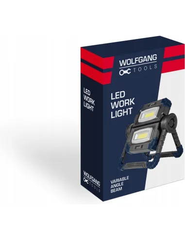 NAŚWIETLACZ LED HALOGEN LAMPA REFLEKTOR BUDOWLANY SKŁADANY na Baterie