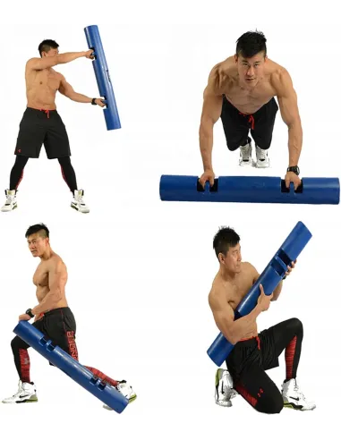HANTLA Ciężarek Rura TUBA do Ćwiczeń 3D Fitness TRENING ViPR 12kg czarna