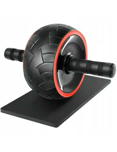 ROLLER KÓŁKO DO ĆWICZEŃ MIĘŚNI BRZUCHA FITNESSU AB WHEEL + MINI MATA ZESTAW