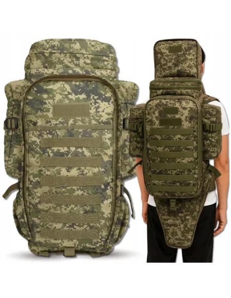 PLECAK PRZETRWANIA TAKTYCZNY WOJSKOWY MILITARNY TURYSTYCZNY 60L ZIELONY
