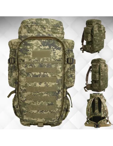 PLECAK PRZETRWANIA TAKTYCZNY WOJSKOWY MILITARNY TURYSTYCZNY 60L ZIELONY