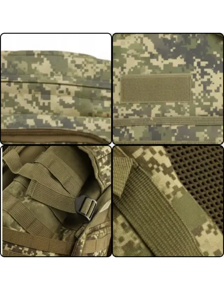 PLECAK PRZETRWANIA TAKTYCZNY WOJSKOWY MILITARNY TURYSTYCZNY 60L ZIELONY