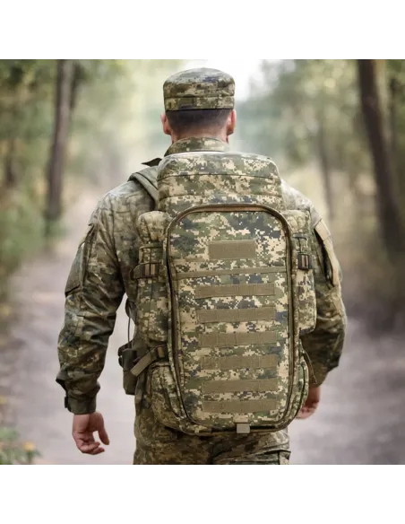 PLECAK PRZETRWANIA TAKTYCZNY WOJSKOWY MILITARNY TURYSTYCZNY 60L ZIELONY