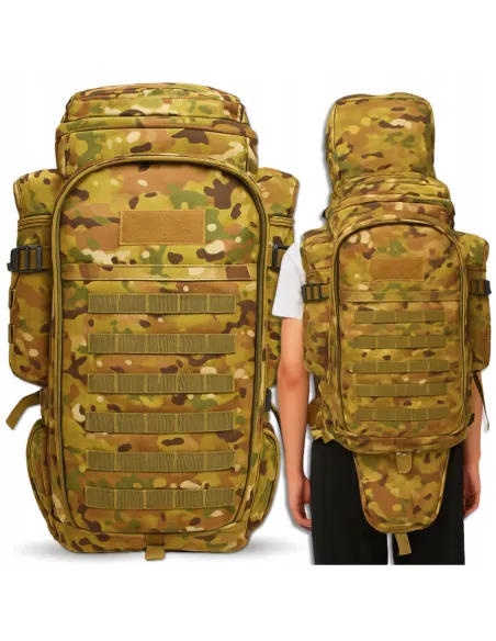 PLECAK PRZETRWANIA TAKTYCZNY WOJSKOWY MILITARNY TURYSTYCZNY 60L BRĄZOWY