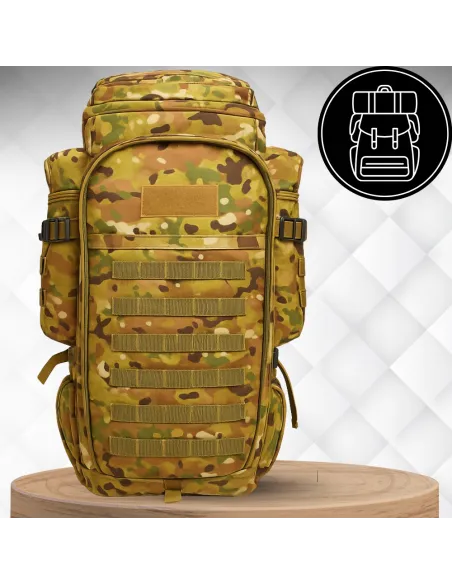 PLECAK PRZETRWANIA TAKTYCZNY WOJSKOWY MILITARNY TURYSTYCZNY 60L BRĄZOWY