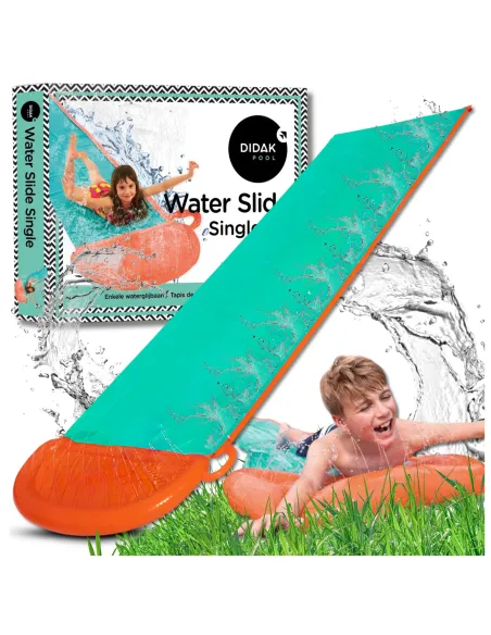 Ślizgawka Wodna 488cm Zjeżdżalnia Dla Dzieci Fontanna Ślizg Wodny