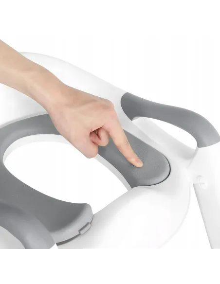 Nakładka na Sedes Z DRABINKĄ dla dzieci deska na toaletę WC SZARA
