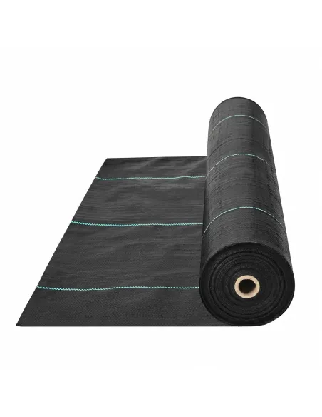 AGROTKANINA AGROWŁÓKNINA 1,1x100m ANTYCHWASTOWA CZARNA 90g UV 3% + KOTWY