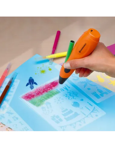AIRBRUSH FUN DŁUGOPIS bezprzewodowy DO MALOWANIA ZESTAW FLAMASTRÓW