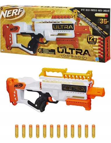 Karabin NERF ULTRA DORADO Pistolet Wyrzutnia + Strzałki || Gold Edition