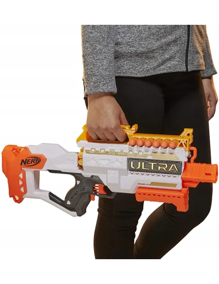 Karabin NERF ULTRA DORADO Pistolet Wyrzutnia + Strzałki || Gold Edition