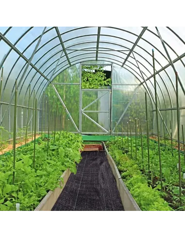 AGROTKANINA AGROWŁÓKNINA 1,1x100m ANTYCHWASTOWA CZARNA 90g UV 3% + KOTWY