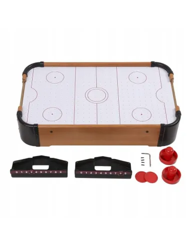 Mini CYMBERGAJ Air Hockey 51cm Stół MDF + Krążki Odbijaki Liczniki