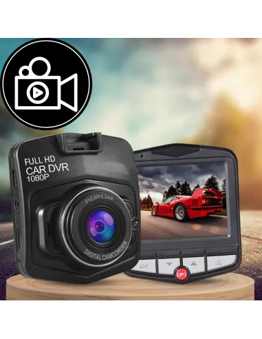 KAMERA SAMOCHODOWA Rejestrator Jazdy PRZÓD + TYŁ 2w1 z LCD Full HD