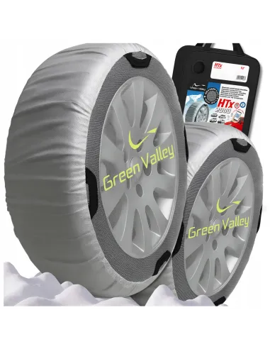 ŁAŃCUCHY ŚNIEGOWE TEKSTYLNE GreenValley KN50 Snow Sox 155/65 R14 165/70 R13