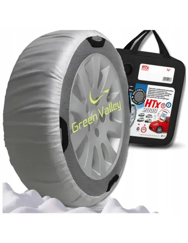 ŁAŃCUCHY ŚNIEGOWE TEKSTYLNE GreenValley KN50 Snow Sox 155/65 R14 165/70 R13