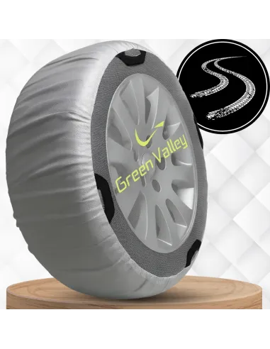 ŁAŃCUCHY ŚNIEGOWE TEKSTYLNE GreenValley KN50 Snow Sox 155/65 R14 165/70 R13