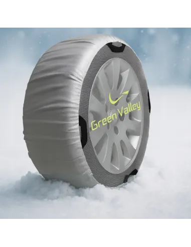 ŁAŃCUCHY ŚNIEGOWE TEKSTYLNE GreenValley KN50 Snow Sox 155/65 R14 165/70 R13