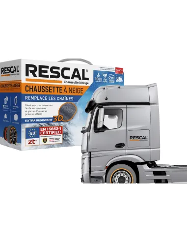 ŁAŃCUCHY ŚNIEGOWE TEKSTYLNE RESCAL XXL SUV 4x4 TIR 215/75 R17.5 275/40 R21