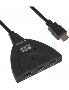 SWITCH HDMI 2.0 3x1 SPLITTER 1x3 Rozdzielacz Przełącznik 4K/60Hz